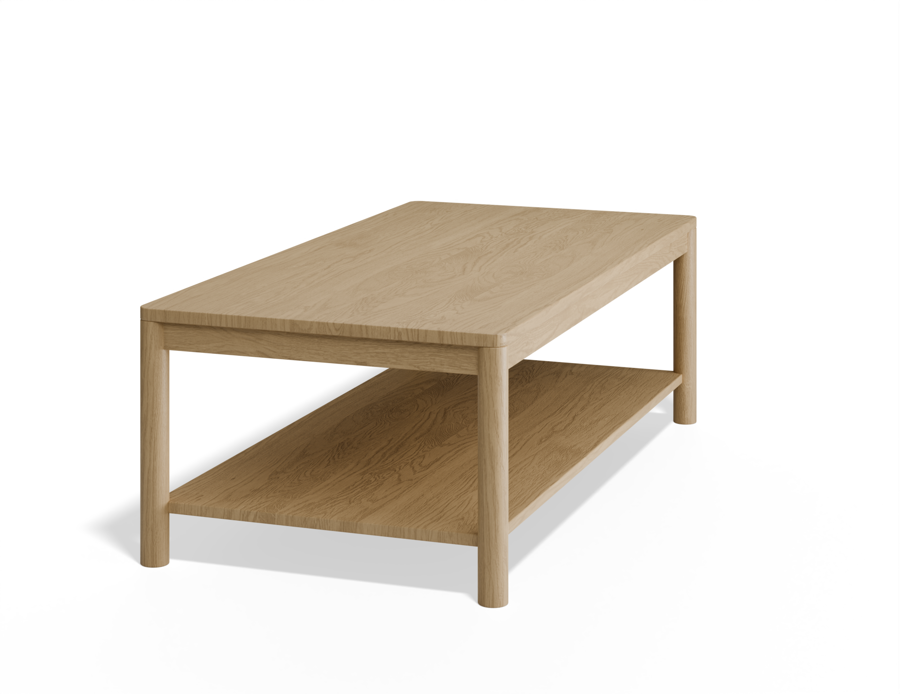 Nordica Solid Oak Rectangular Coffee Table