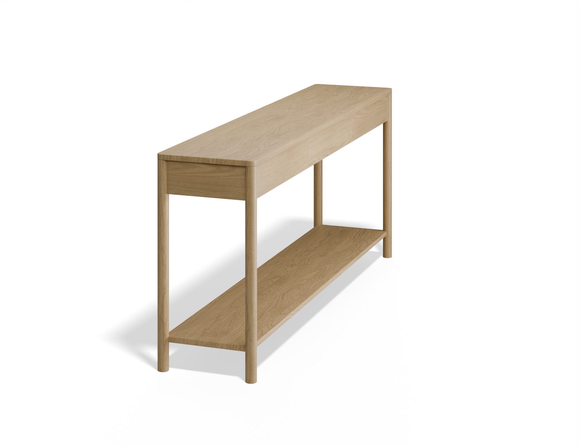 Nordica Solid Oak Console Table