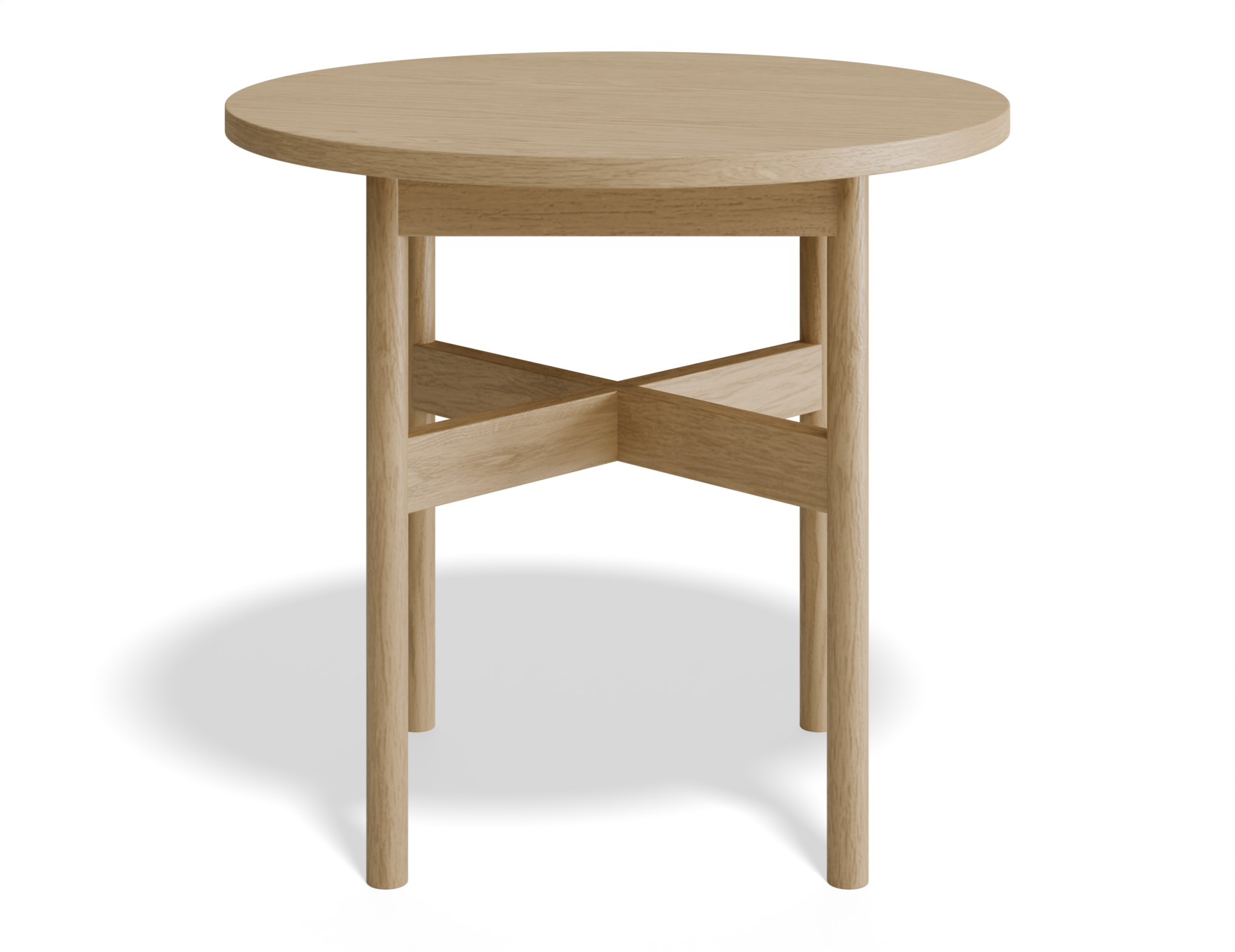 Nordica Solid Oak Round Side Table