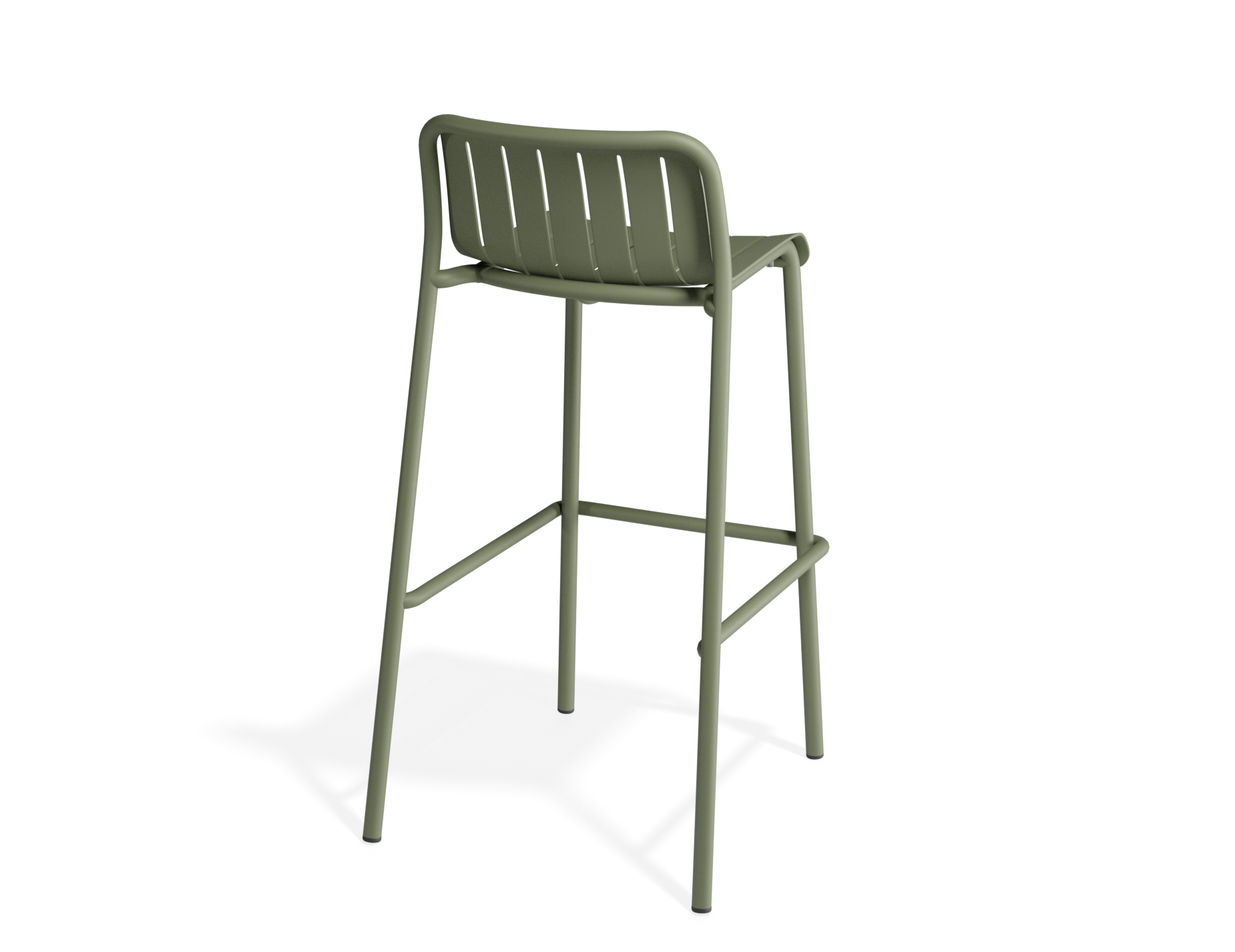 Roku Bar Stool - Outdoor - Matt Eucalyptus Green