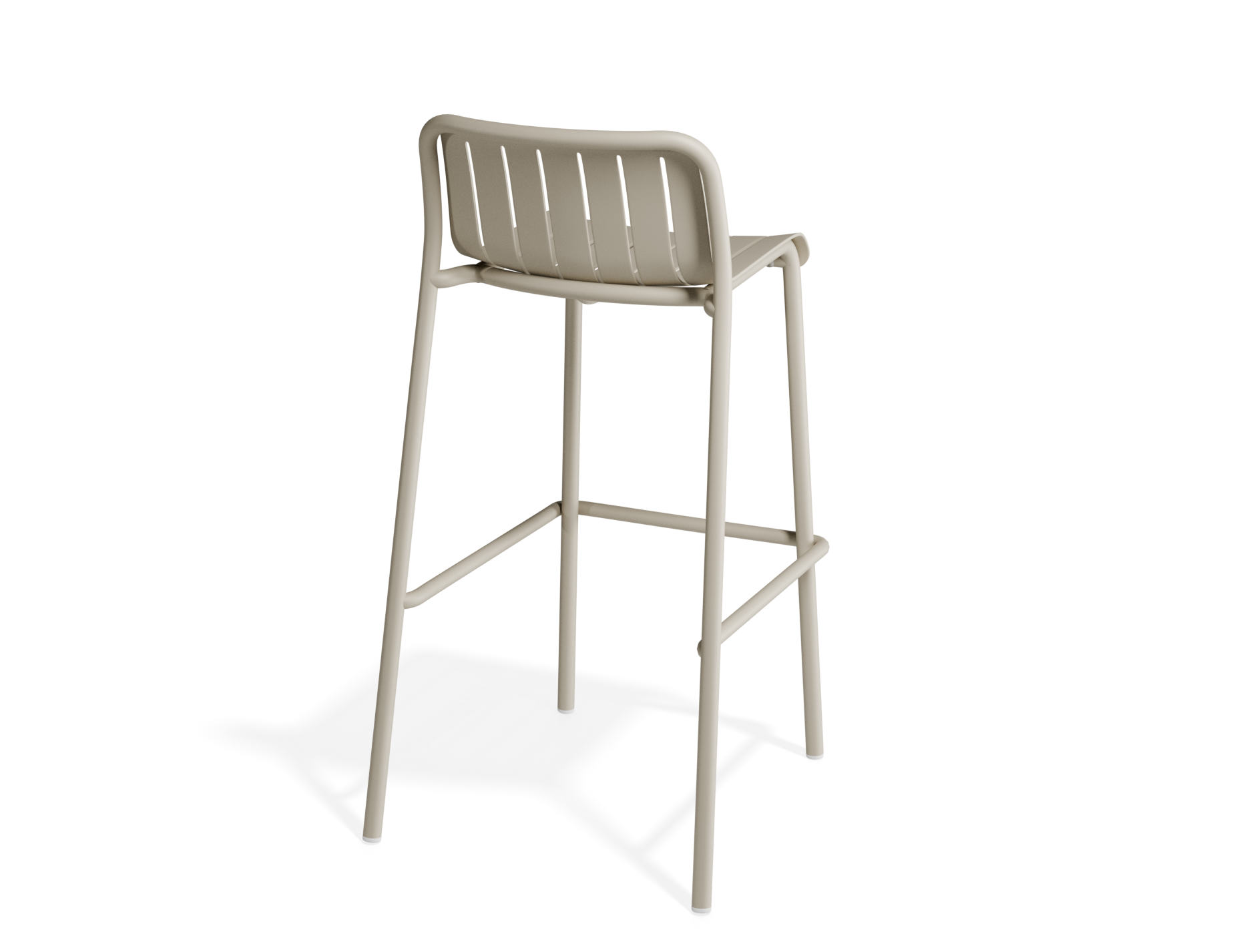 Roku Bar Stool - Outdoor - Matt Latte