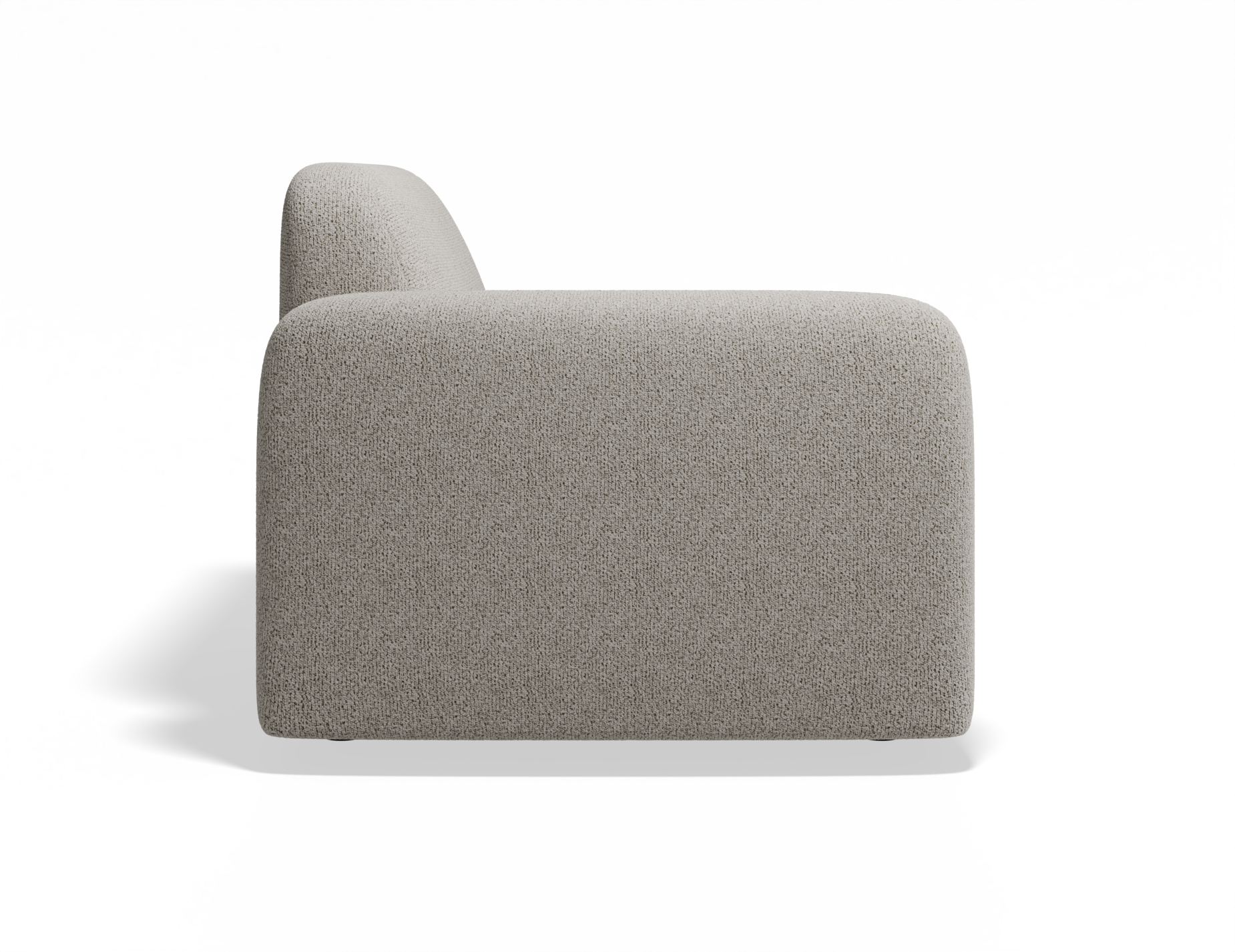 Atticus Modular Sofa Section - Left Arm - Oyster Fabric