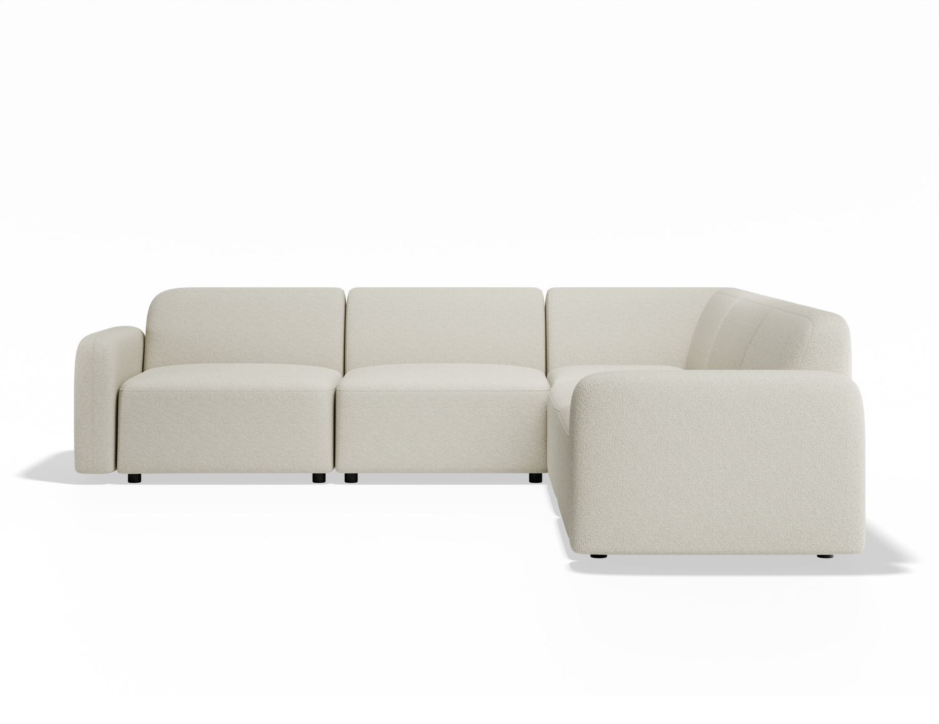 Atticus Modular Sofa - Ivory Cream Fabric