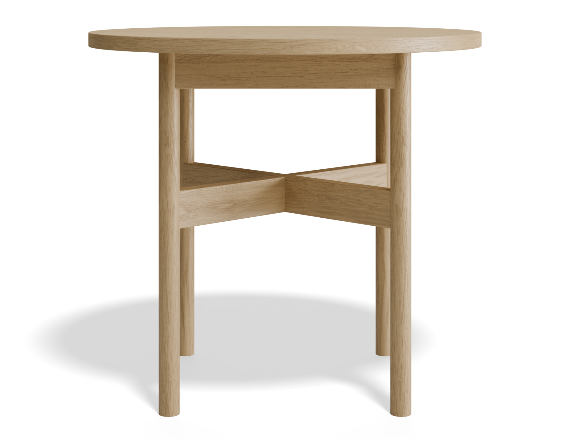 Nordica Solid Oak Round Side Table