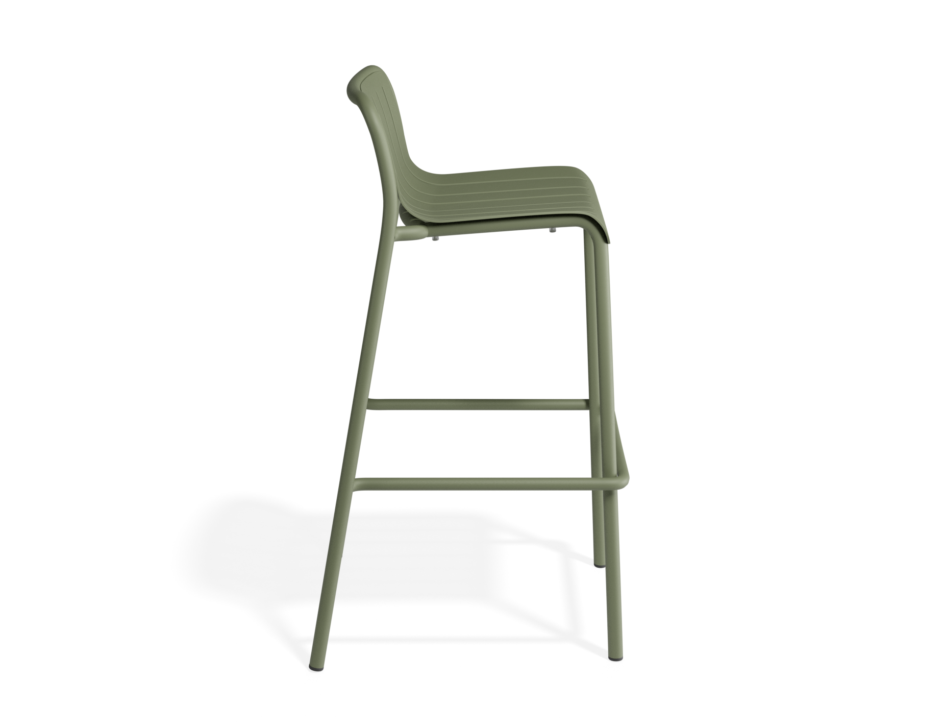 Roku Bar Stool - Outdoor - Matt Eucalyptus Green