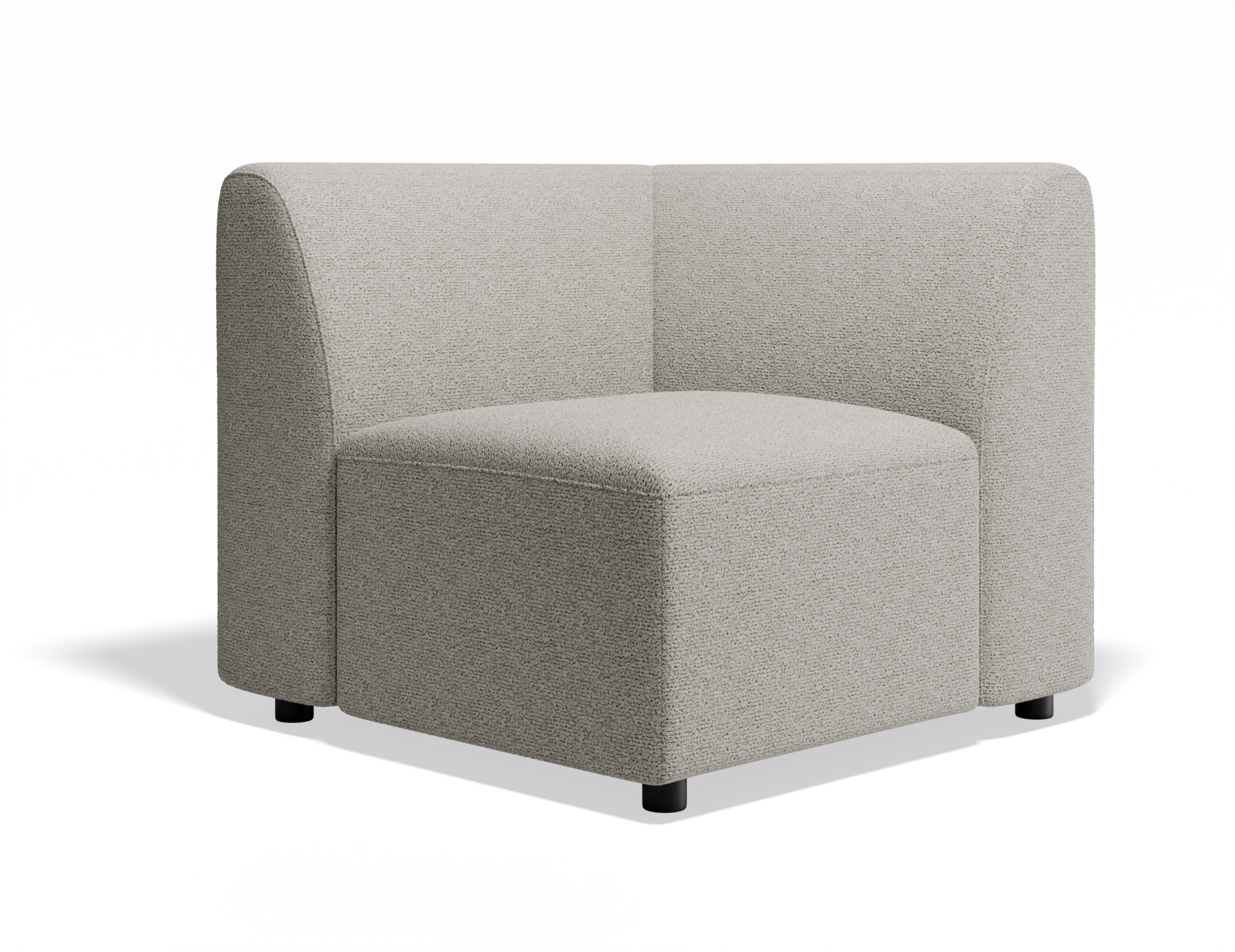 Atticus Modular Sofa Section - Corner - Oyster Fabric