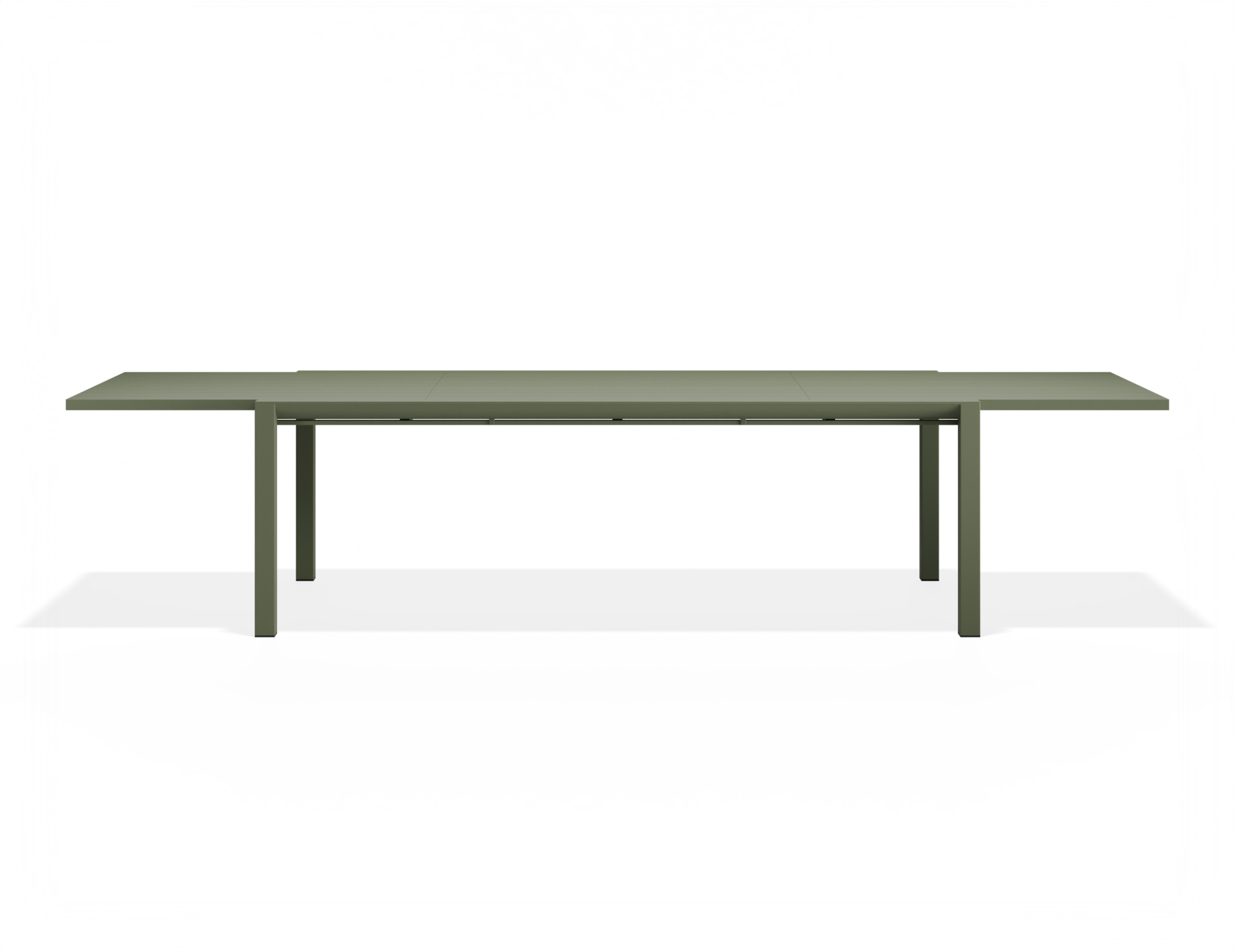 Reflect Outdoor Extendable Dining Table - Eucalyptus Green
