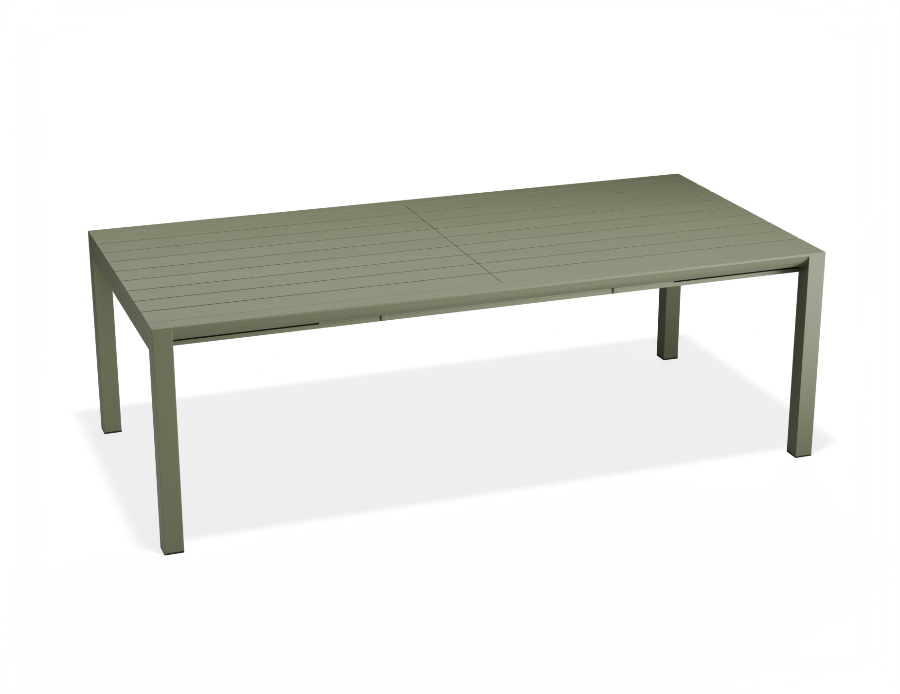 Reflect Outdoor Extendable Dining Table - Eucalyptus Green