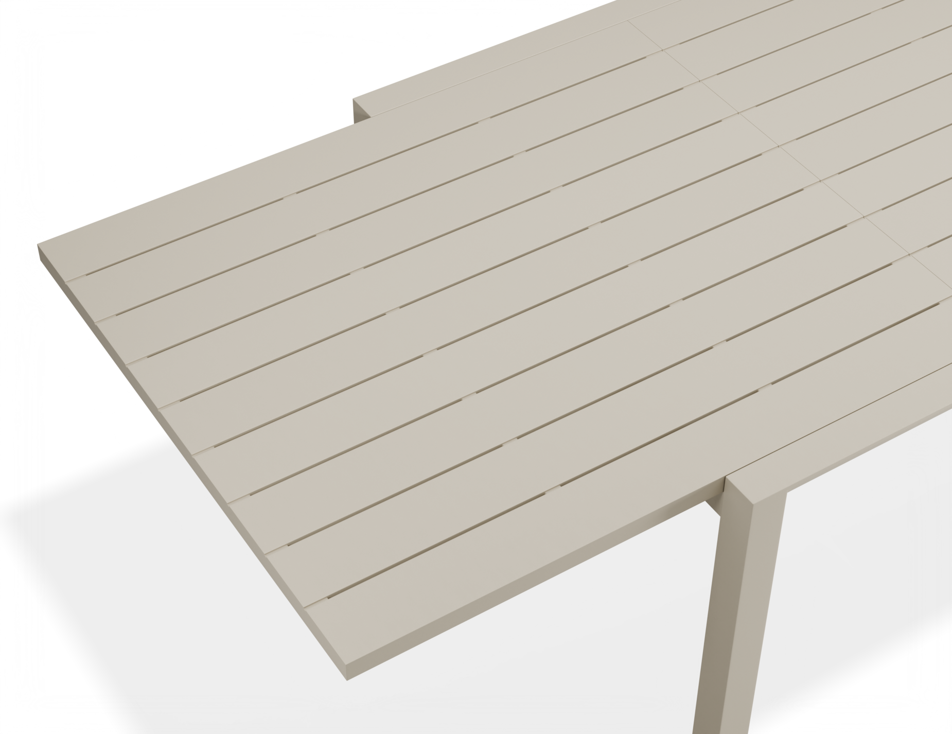 Reflect Outdoor Extendable Dining Table - Latte