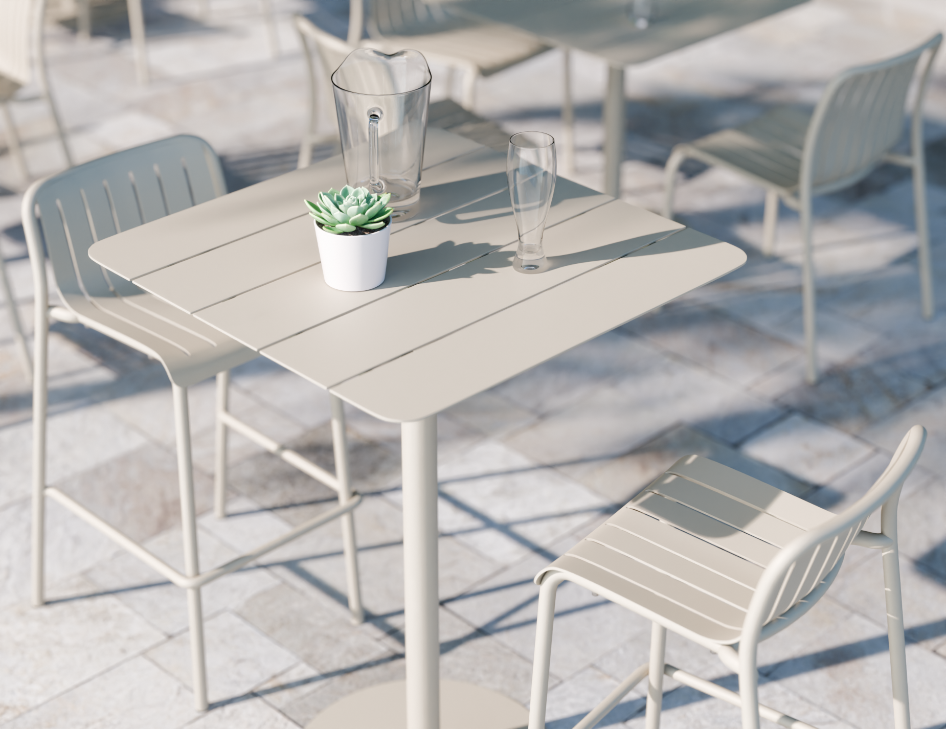 Roku Bar Stool - Outdoor
