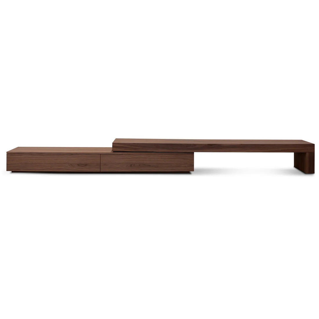 Katherine Extendable Entertainment TV Unit - Walnut