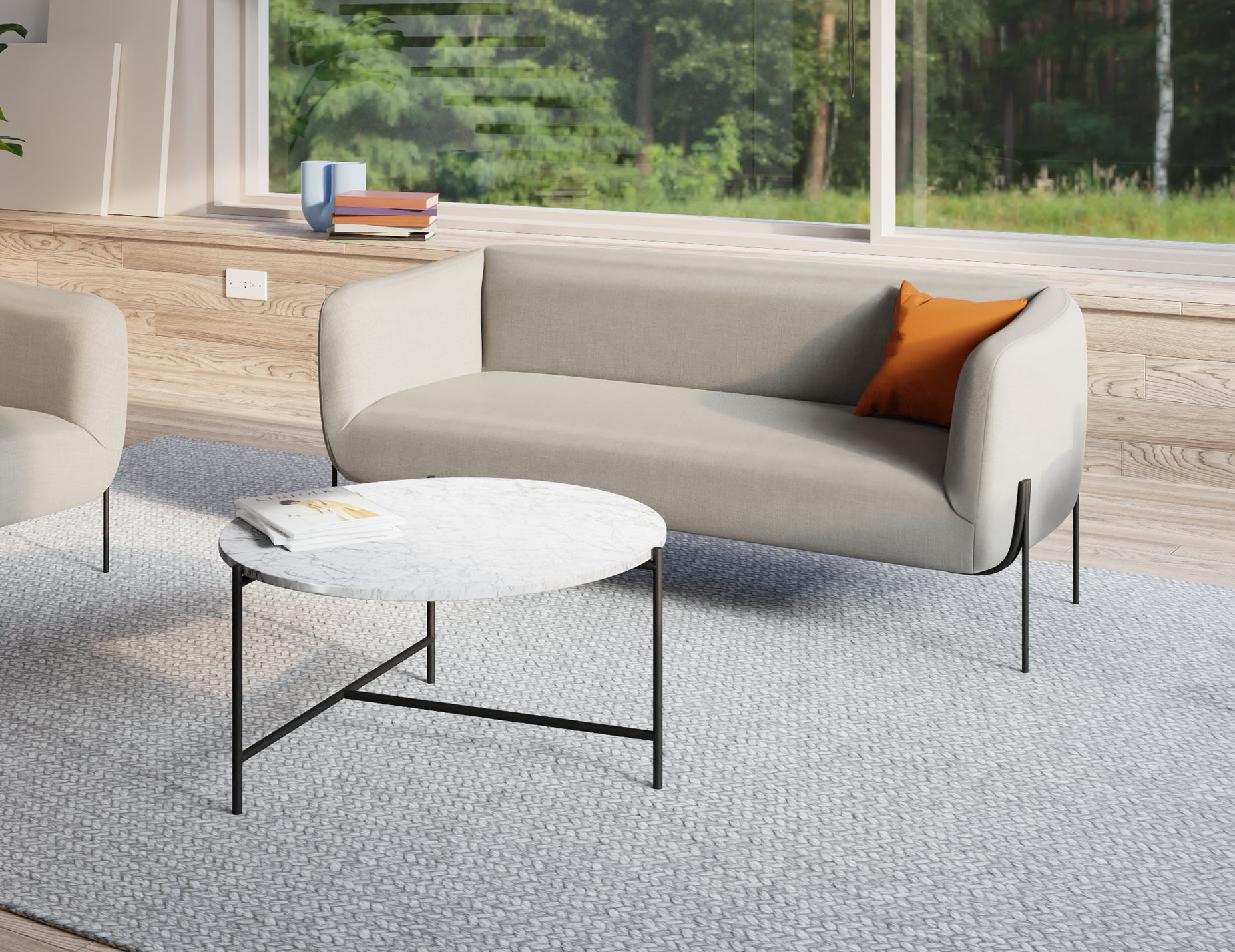 Nexus Marble Round Coffee Table