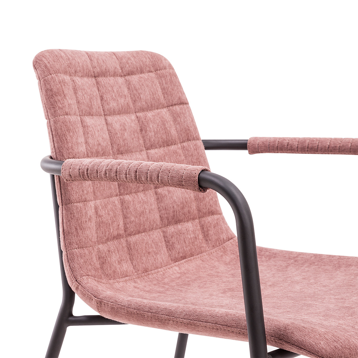 Mishy Dining Chair (Dusty Pink).