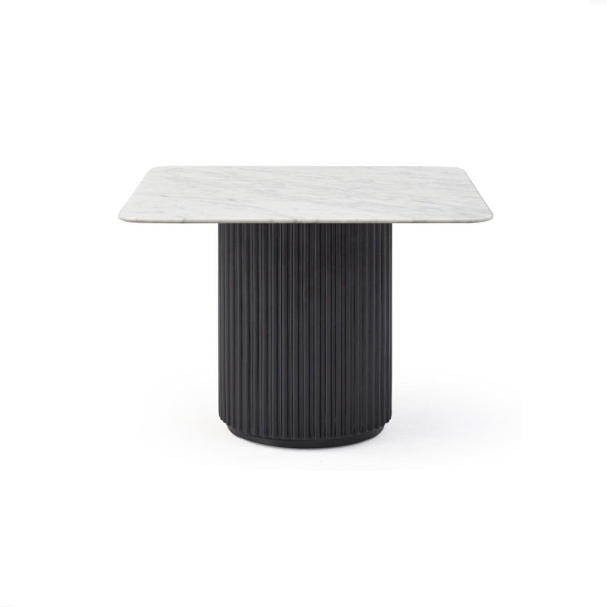 Lantine Side Table (White Marble).