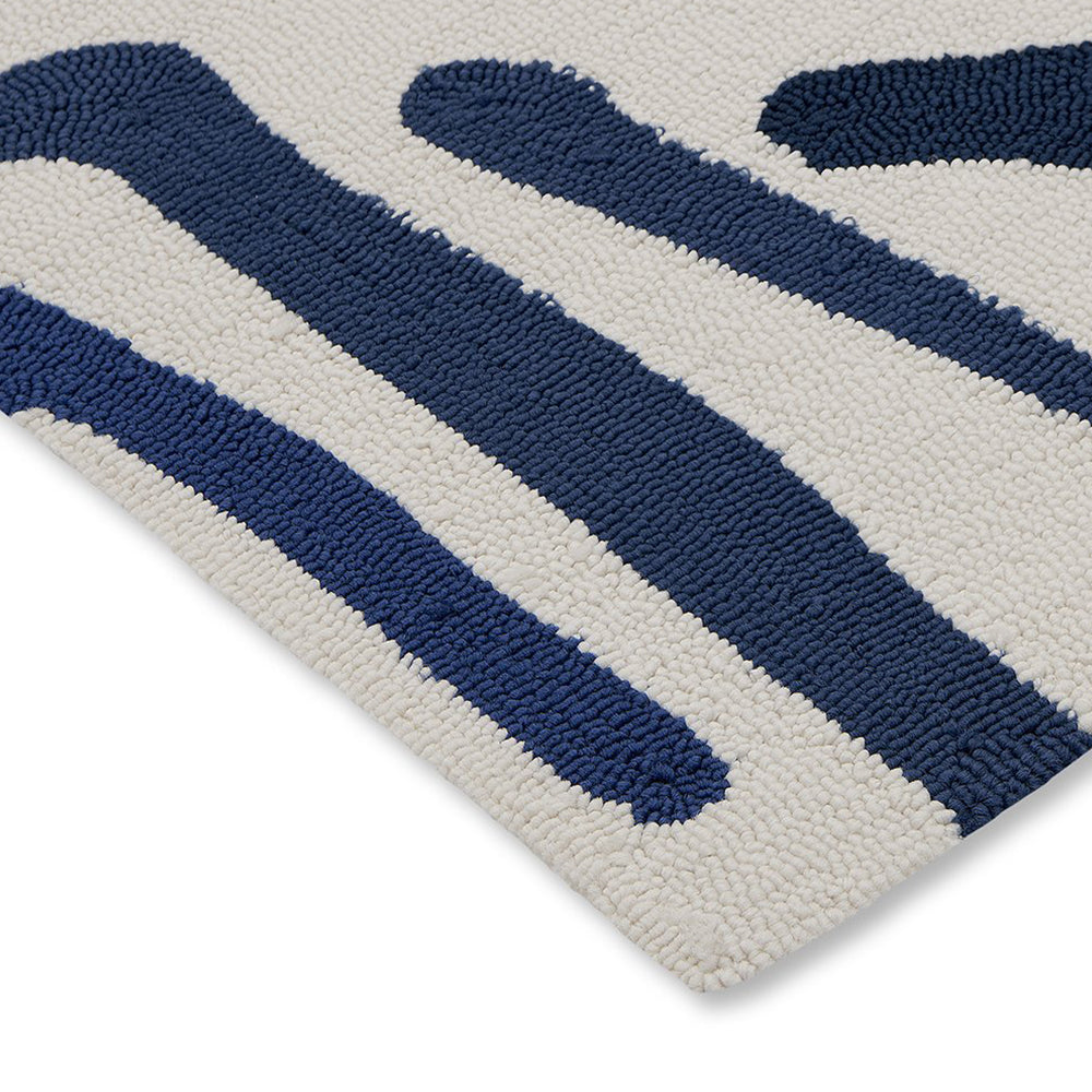 Synchronic Outdoor Rug (Japanese Ink).