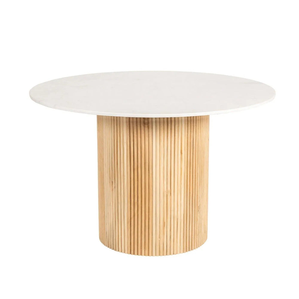 Paloma Dining Table (White/Natural).