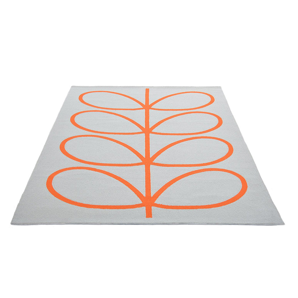 Giant Linear Stem Outdoor Rug (Persimmon).