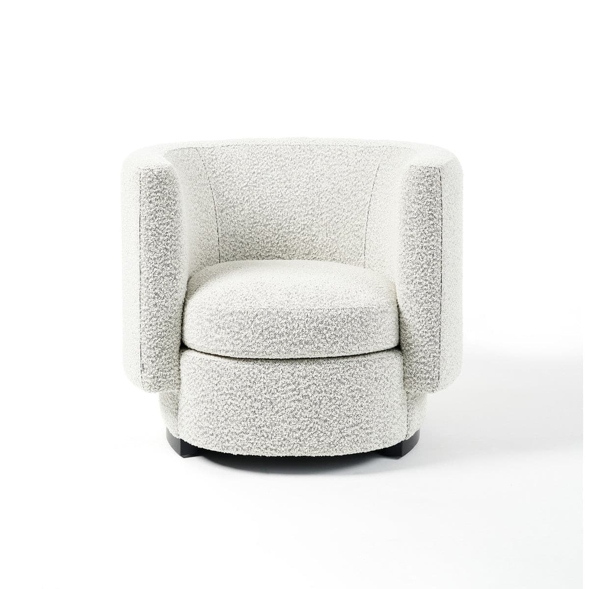 Arena Lounge Chair (Silver Boucle).