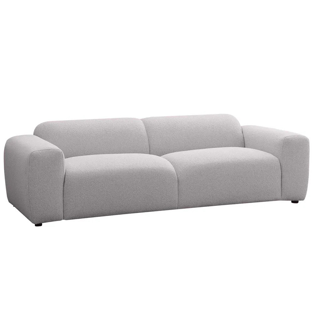 Lumi 3 Seater Sofa (Stone Grey).