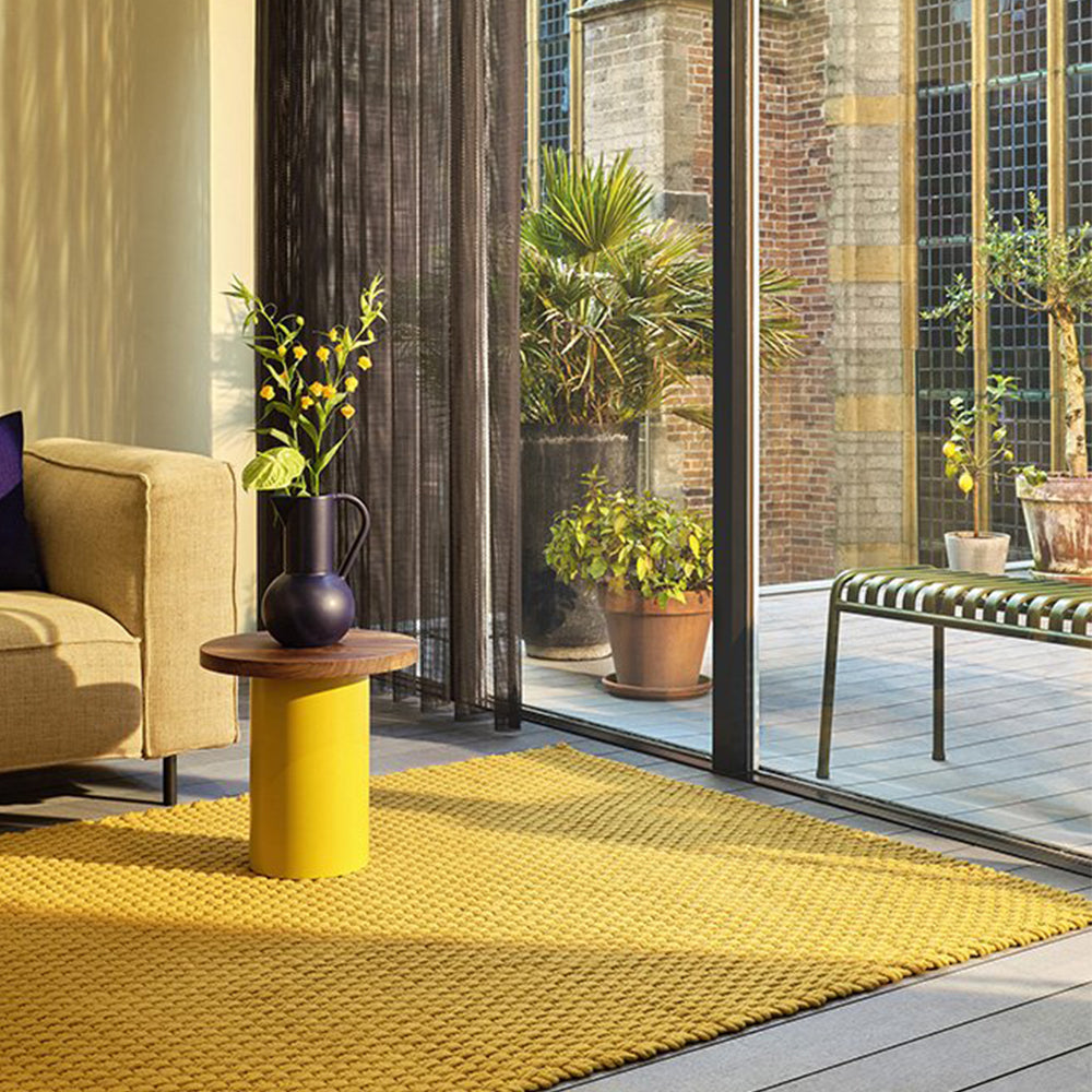 Lace Outdoor Rug (Mustard).