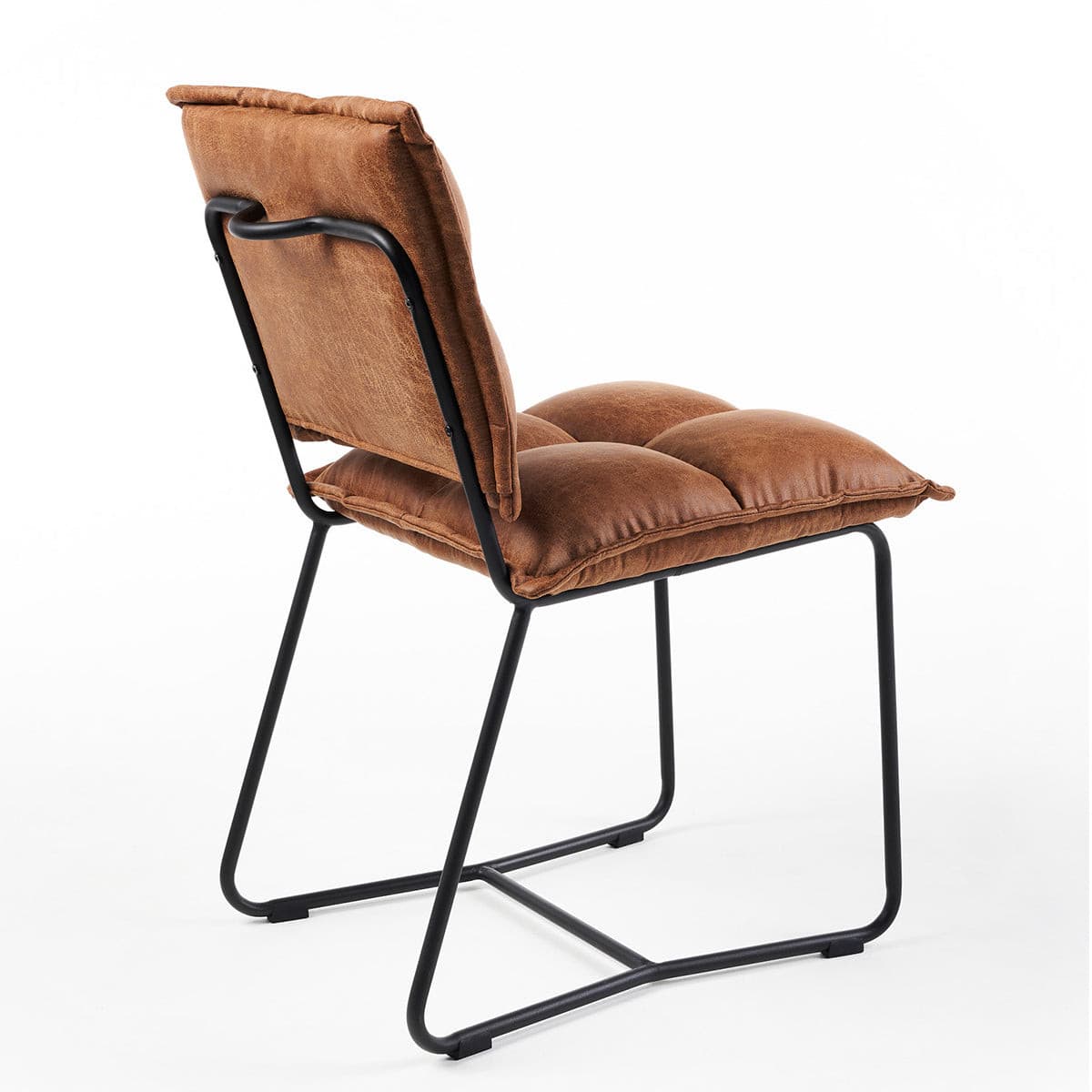 Cecil Dining Chair (Cognac Leather).