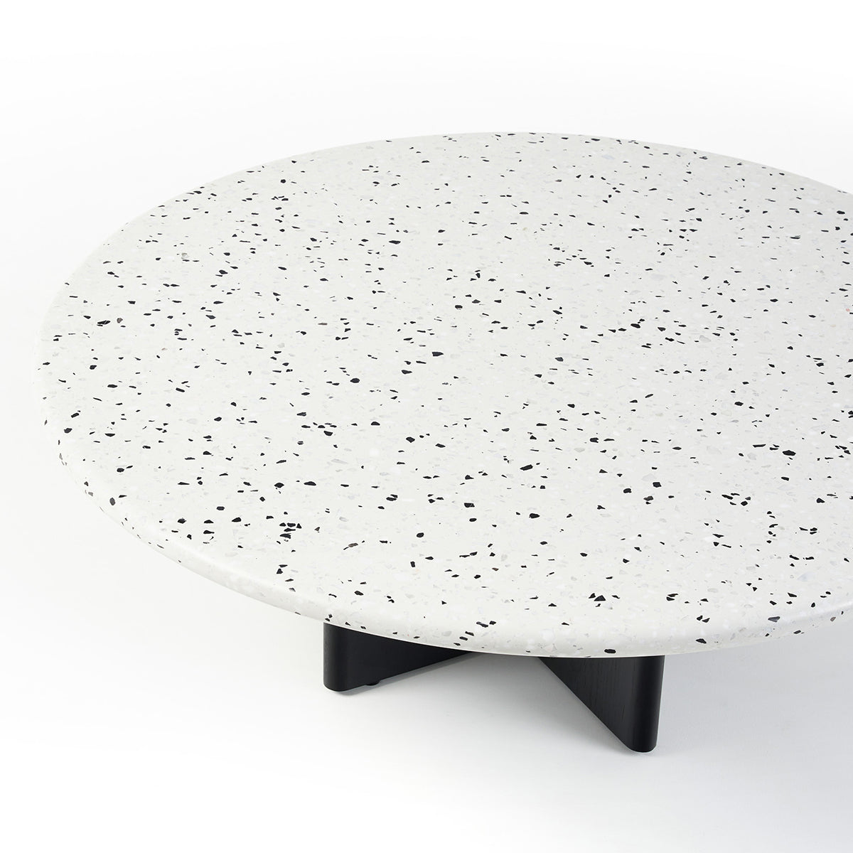 White terrazzo deals coffee table