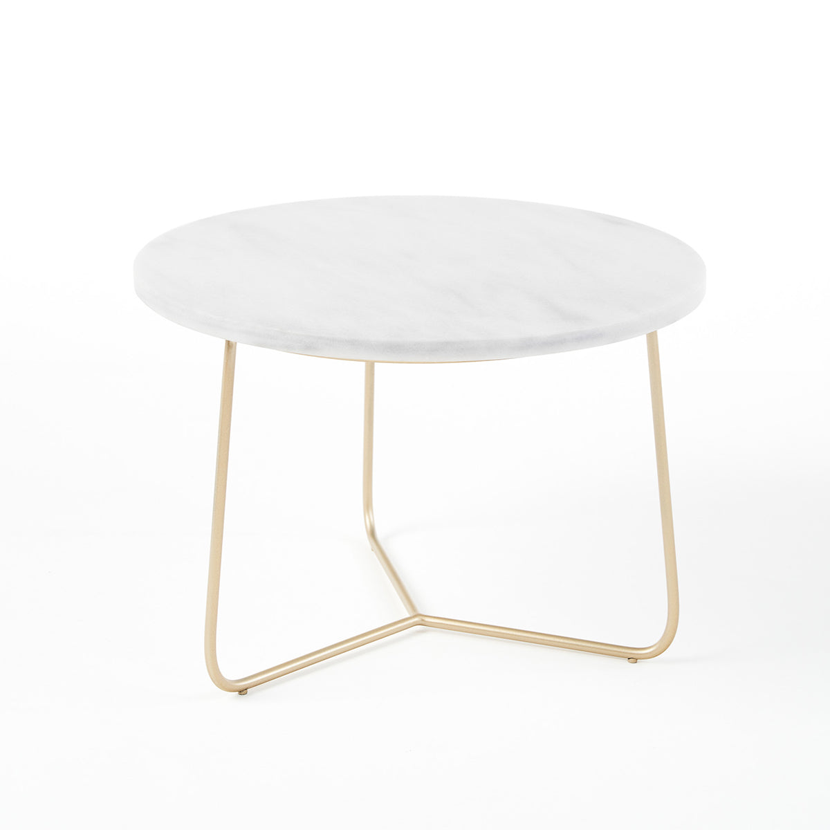 Polly Side Table (White).