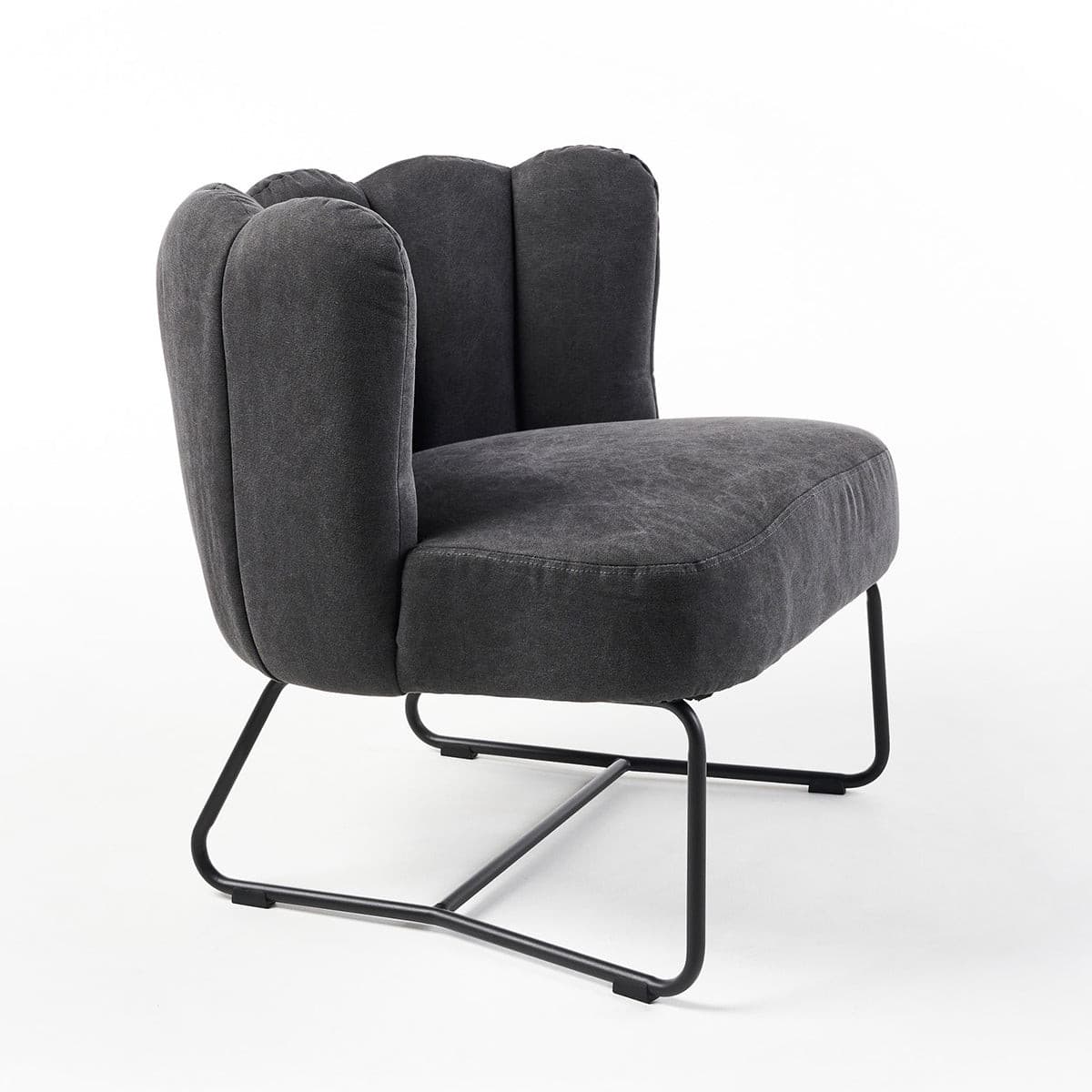 Darling Lounge Chair (Cotton Charcoal).