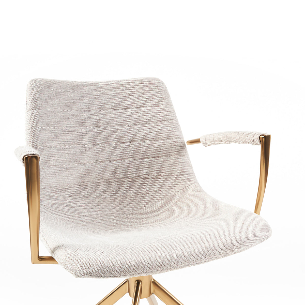 Belair Swivel Dining Chair (Biscuit).