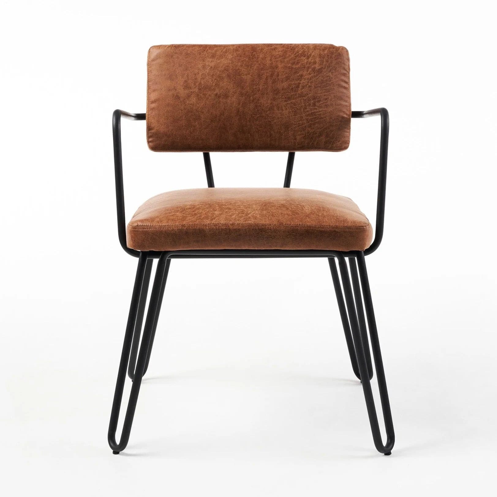 Chelsea Dining Chair (Cognac Leather).