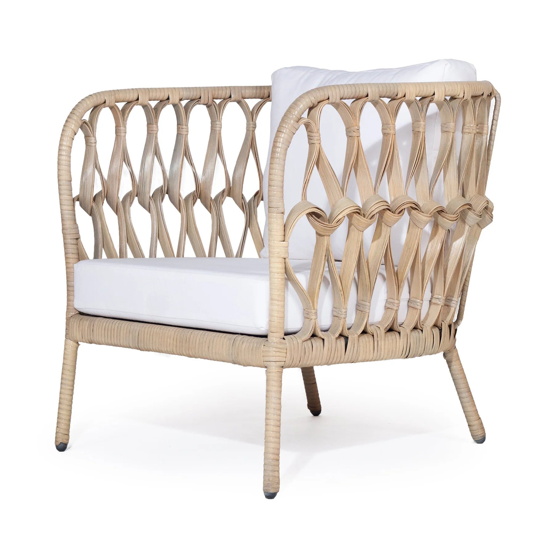 Cilla Lounge Chair (White Wash).