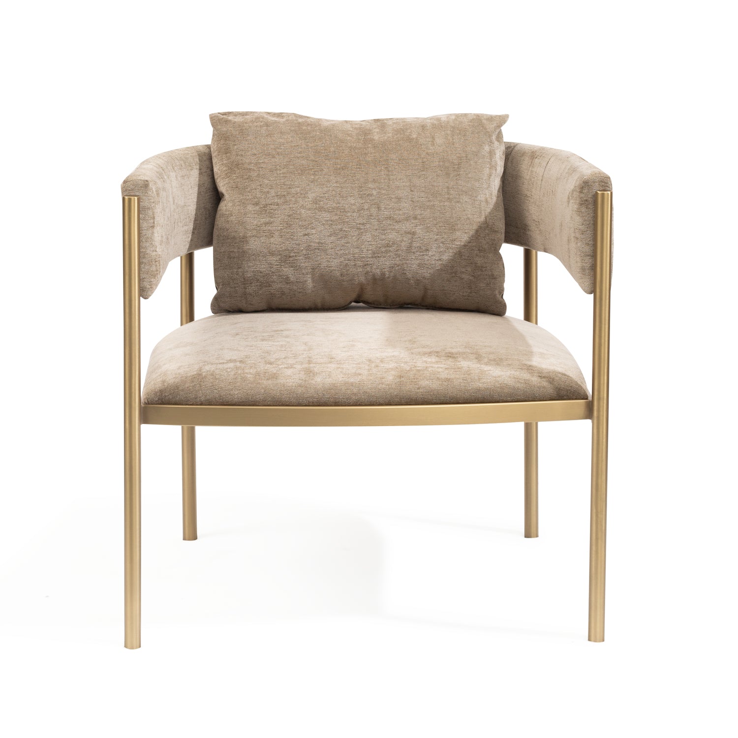 Envie Lounge Chair (Olive Velvet).