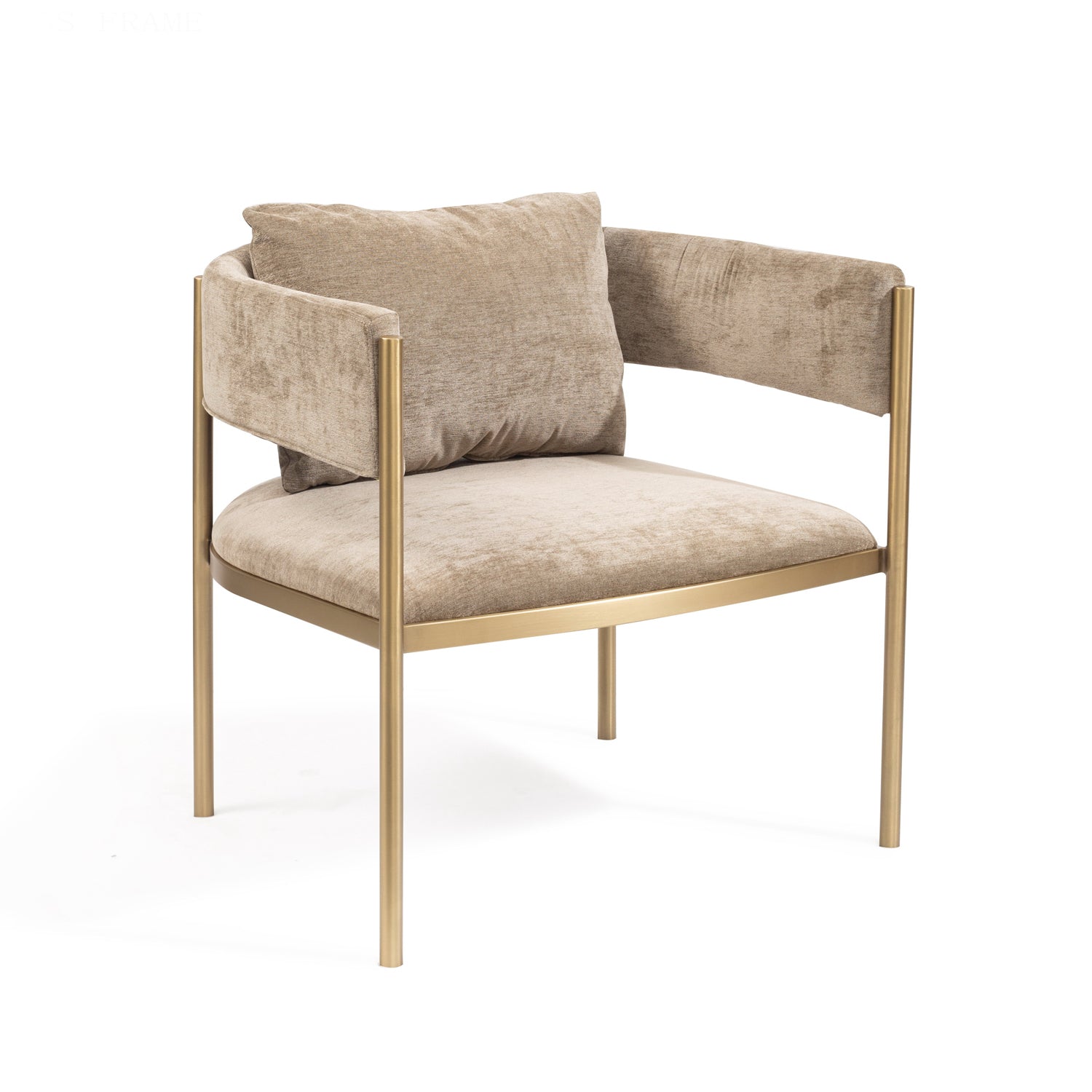 Envie Lounge Chair (Olive Velvet).