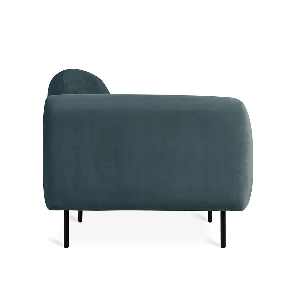 Nord Armchair (Casella Slate - Velvet).