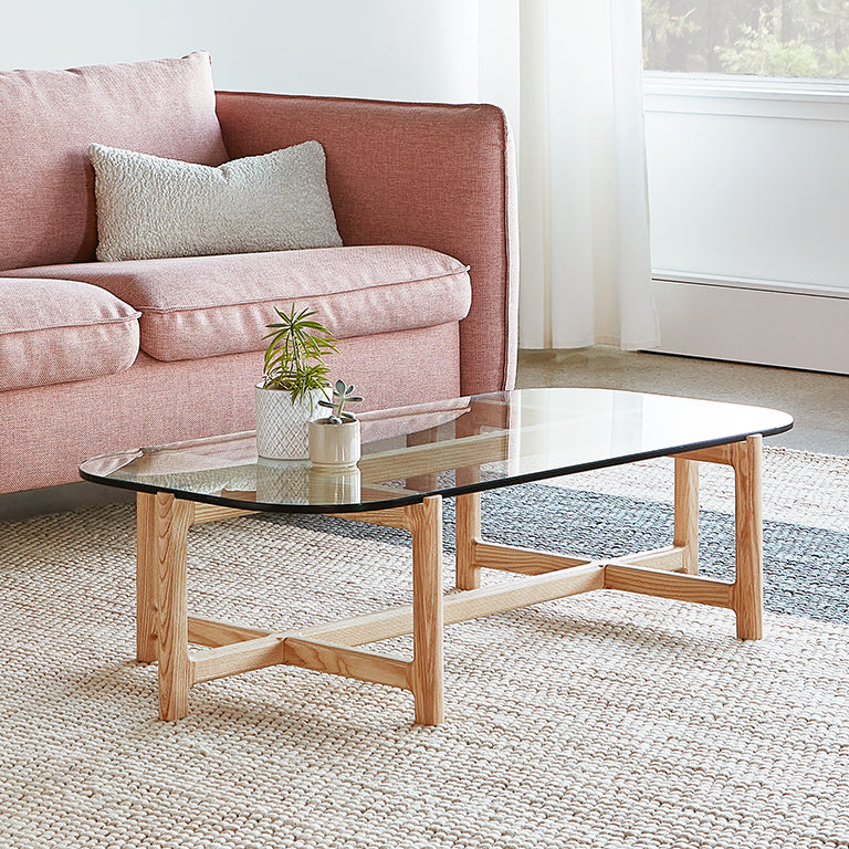 Quarry Rectangle Coffee Table (Ash Natural).