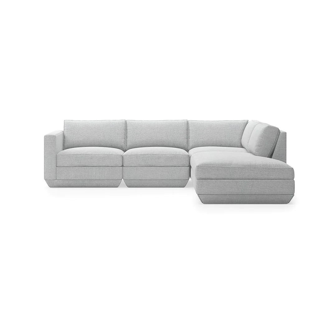 Podium Modualr Sofa - Arm Left (Bayview Silver).