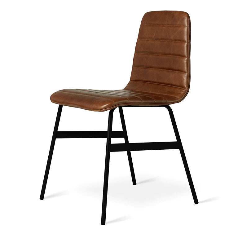 Lecture Dinging Chair (Saddle Brown Leather).