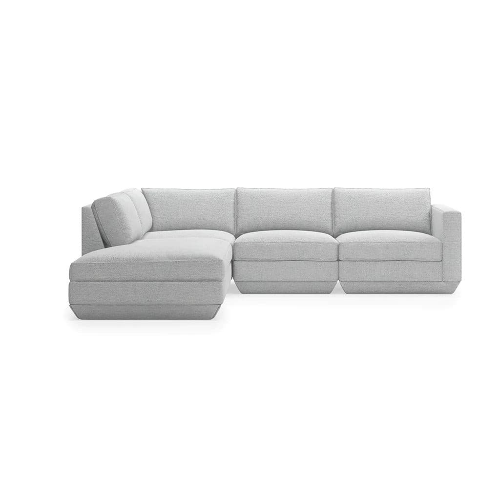 Podium Modualr Sofa - Armless (Bayview Silver).