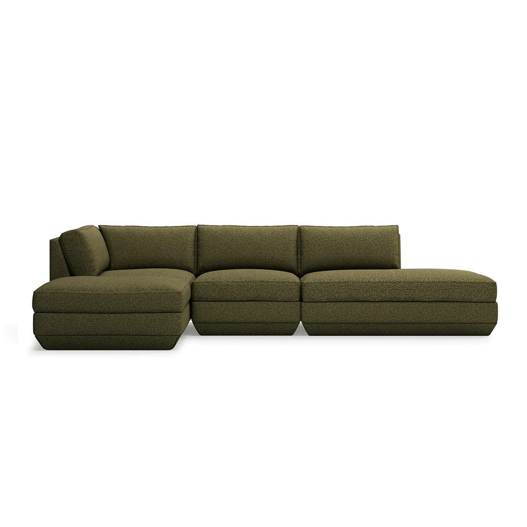 Podium Modualr Sofa - Lounge Right (Copenhagen Terra).