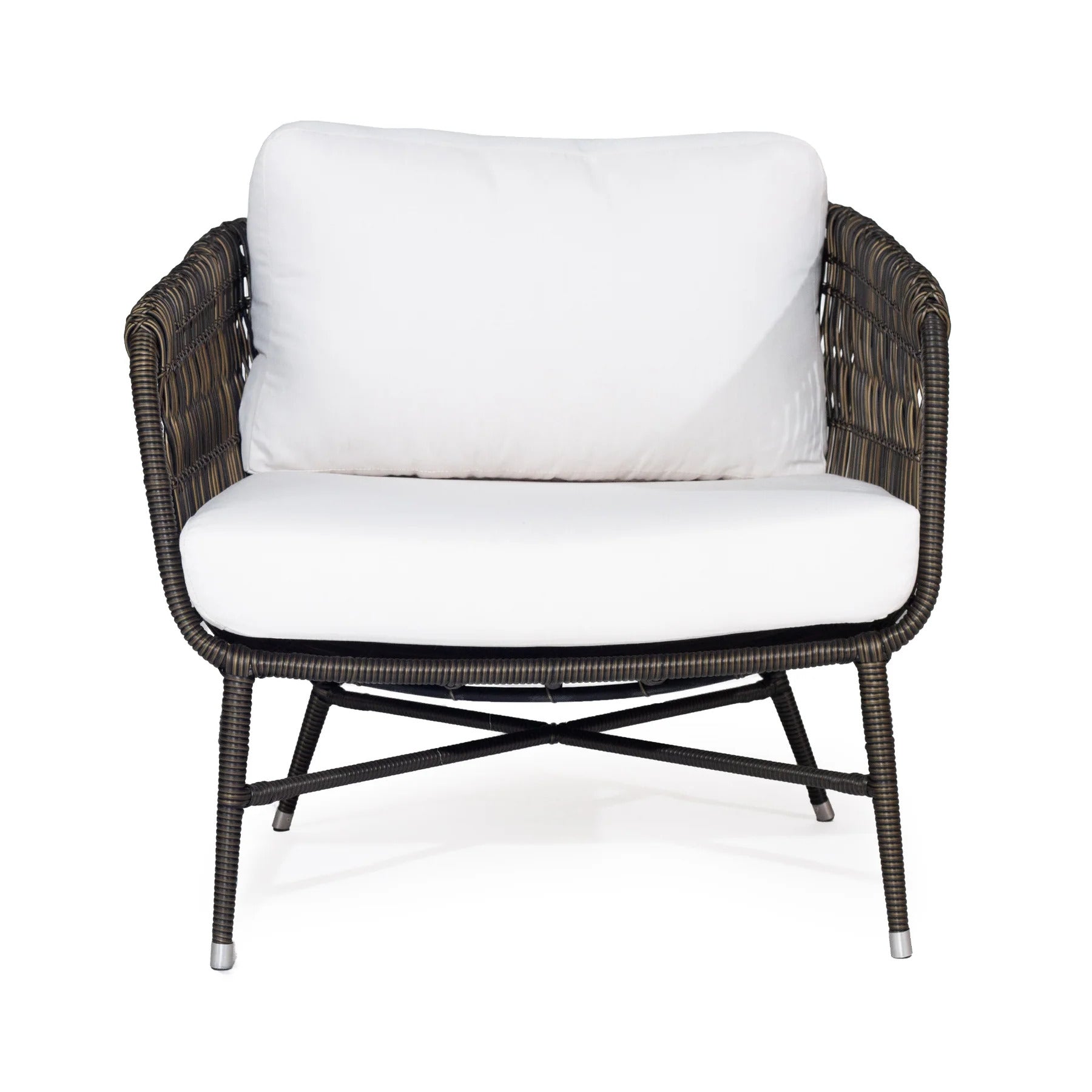 Tobin Outdoor Occasional Chair (Black/Espresso).