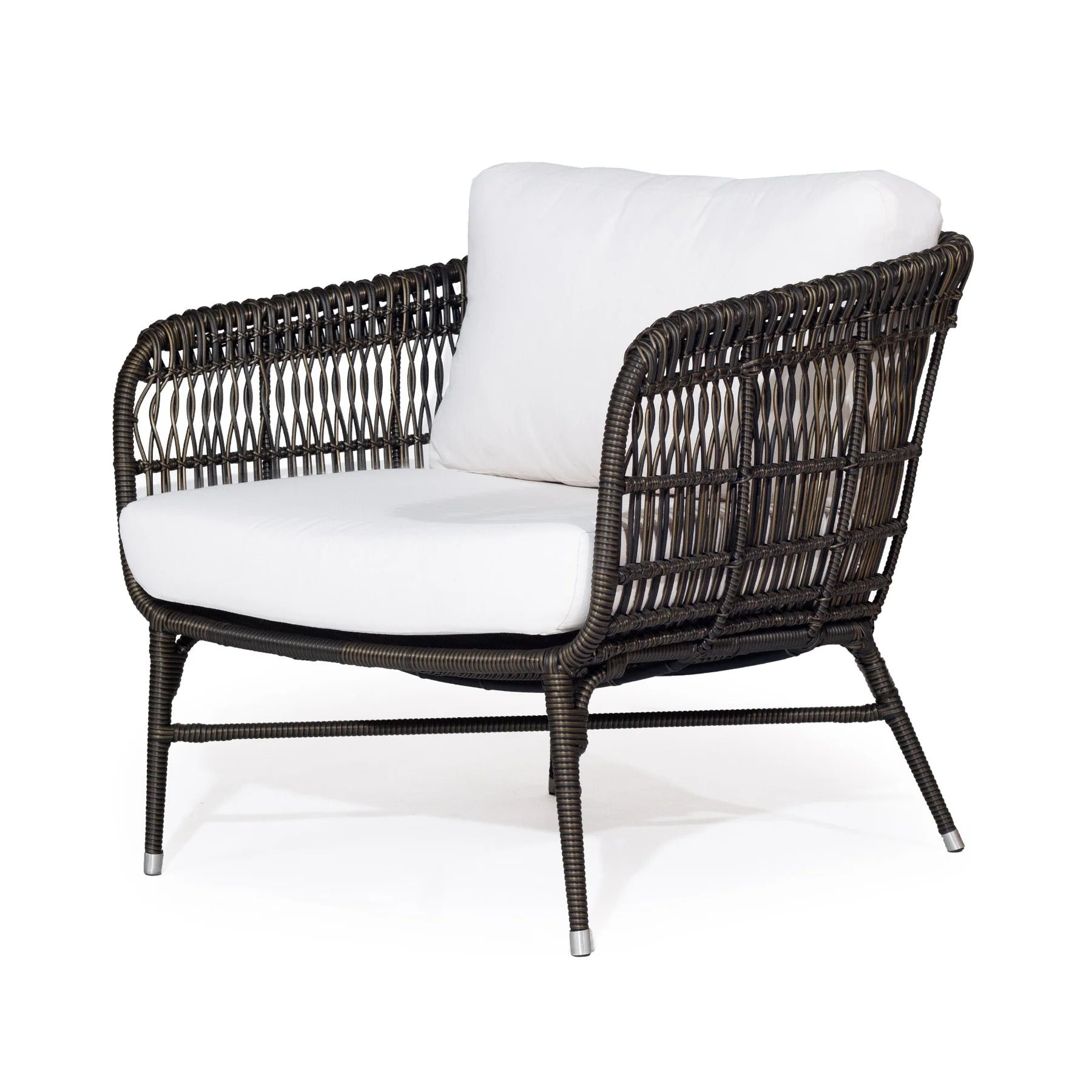 Tobin Outdoor Occasional Chair (Black/Espresso).
