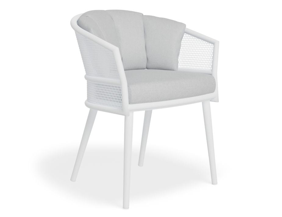 Balia Outdoor Dining Chair (White).