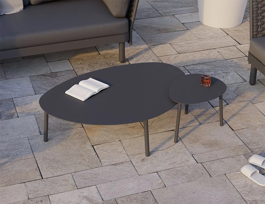 Volla Outdoor Side Table (Charcoal).
