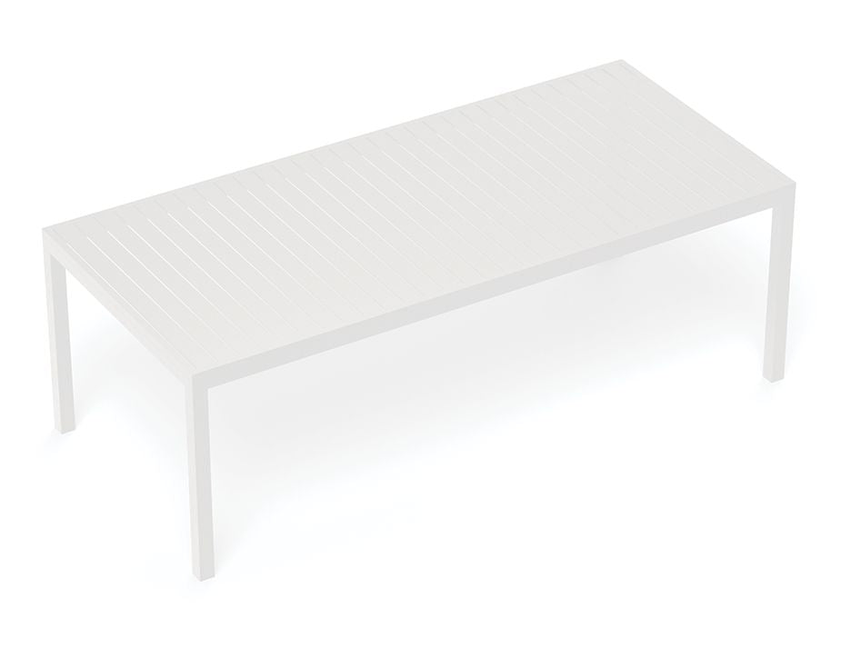 Lago Outdoor Dining Table - 2.2m (White).