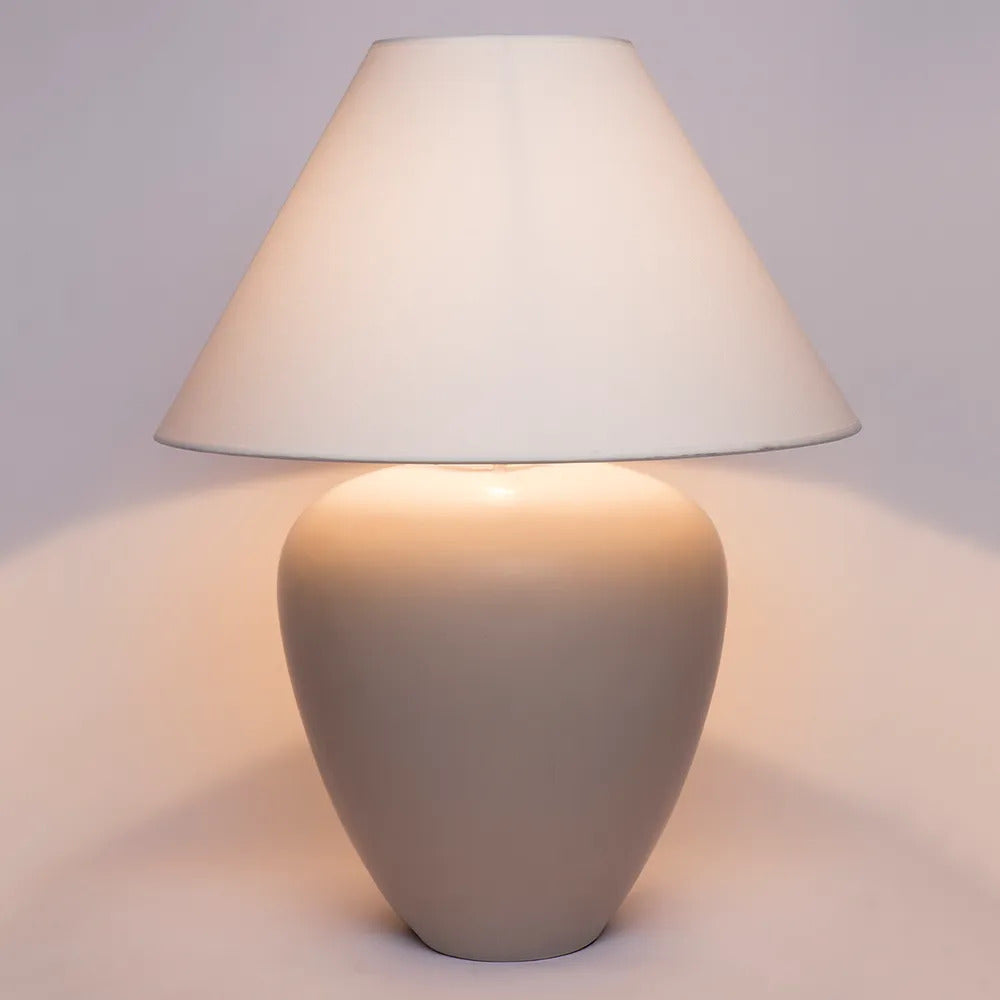 Extra large deals white table lamp