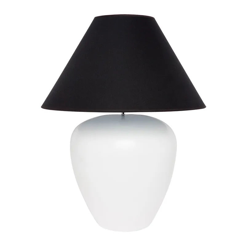 Picasso Table Lamp (White/Black Shade).