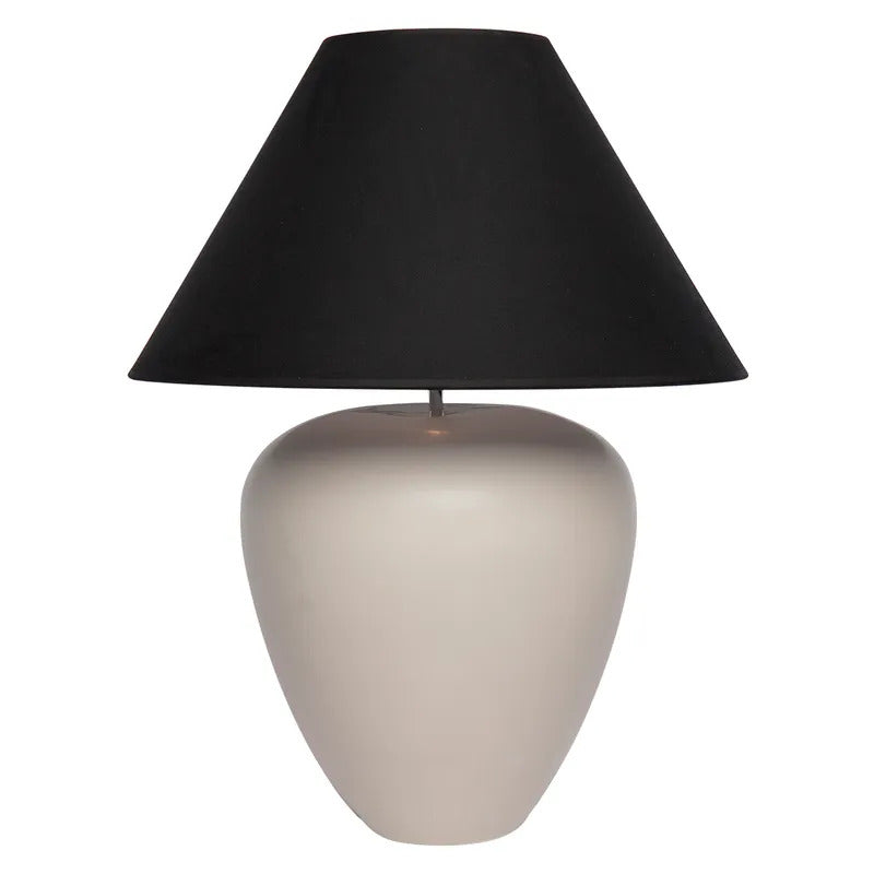 Picasso Table Lamp (Natural/Black Shade).