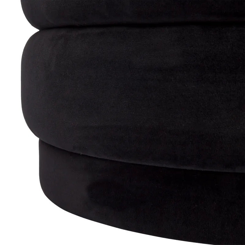 Demi Stool (Black Velvet).