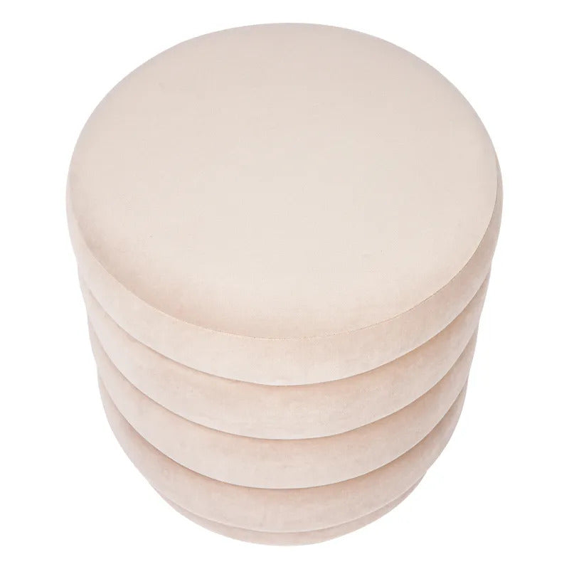 Demi Stool (Nude Velvet).