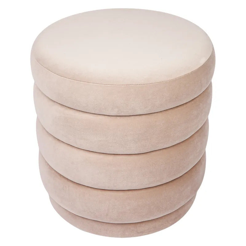 Demi Stool (Nude Velvet).